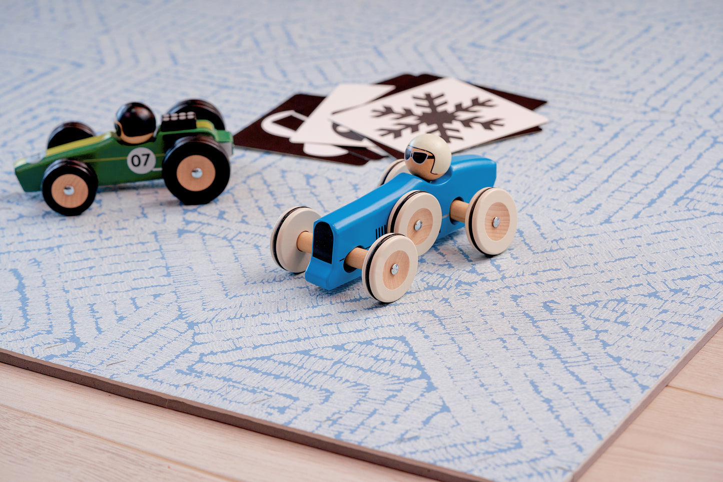 Blue Maze Playmat