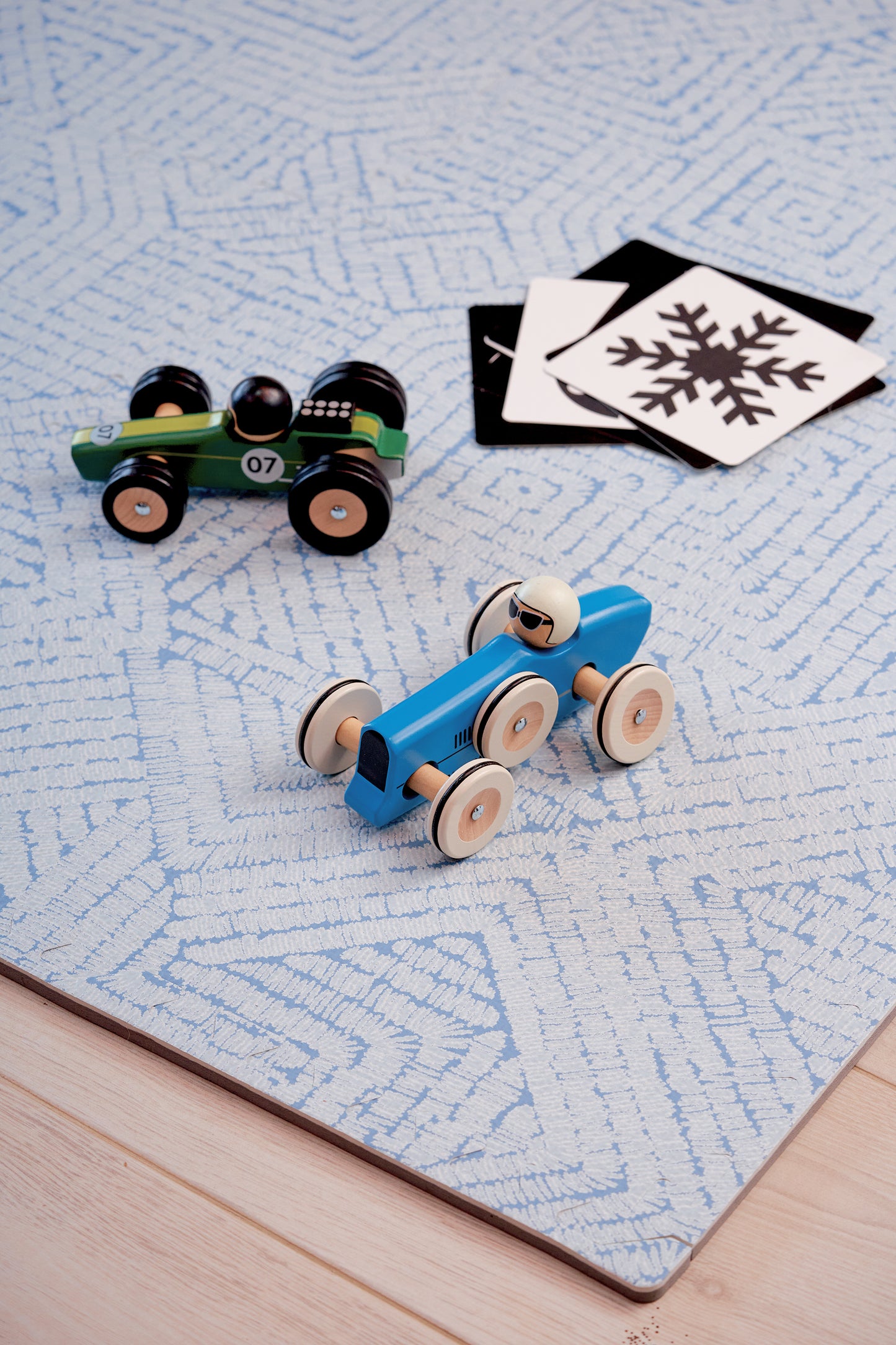 Blue Maze Playmat
