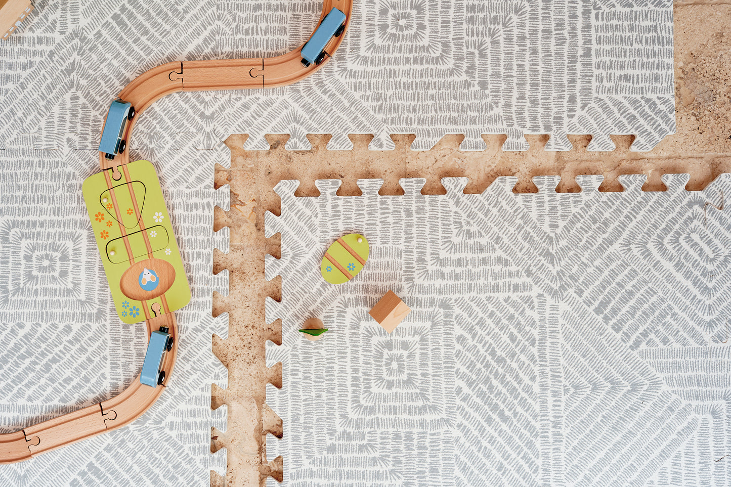 Grey Maze Playmat