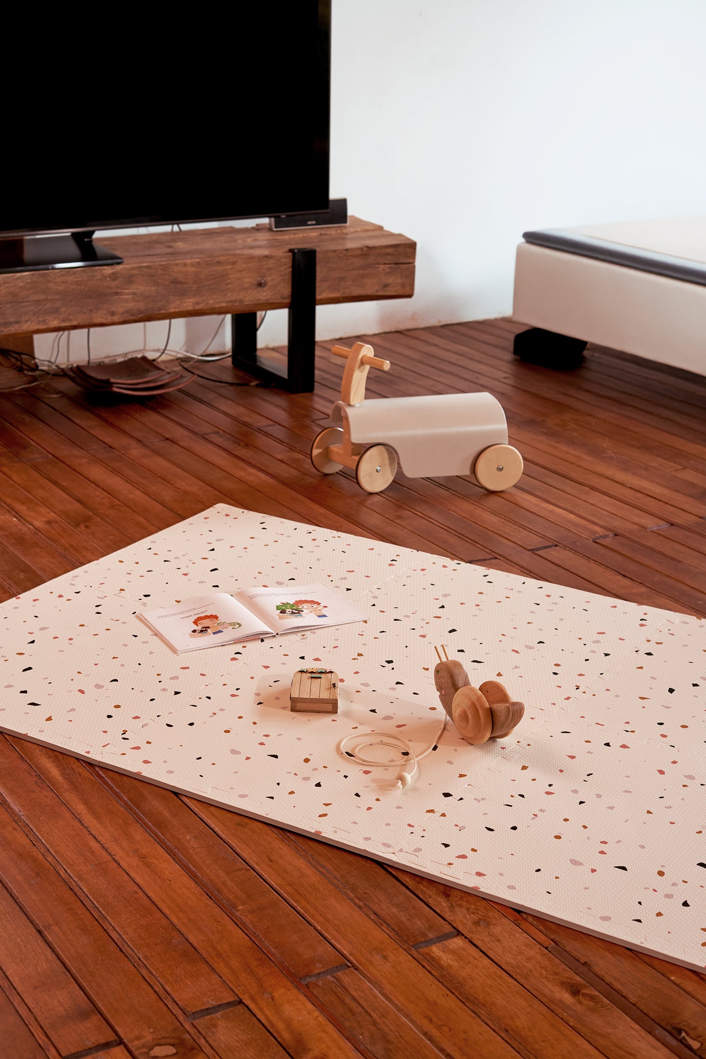 Terrazo Ivory Playmat
