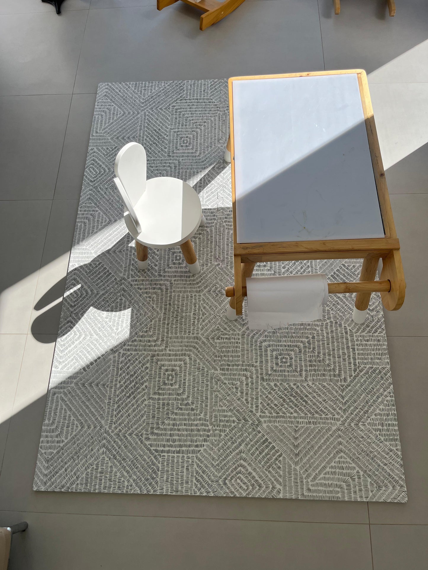Grey Maze Playmat