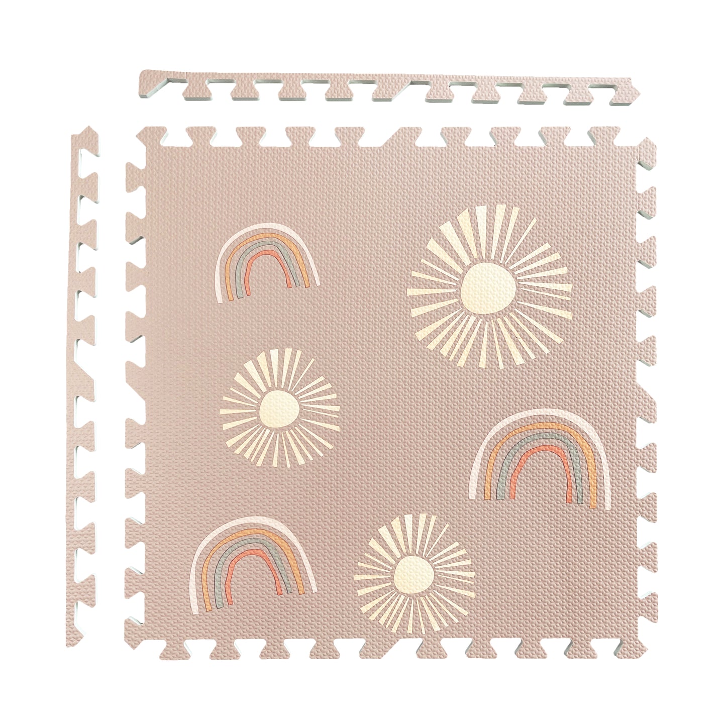 Pink Rainbow & Sunshine Playmat